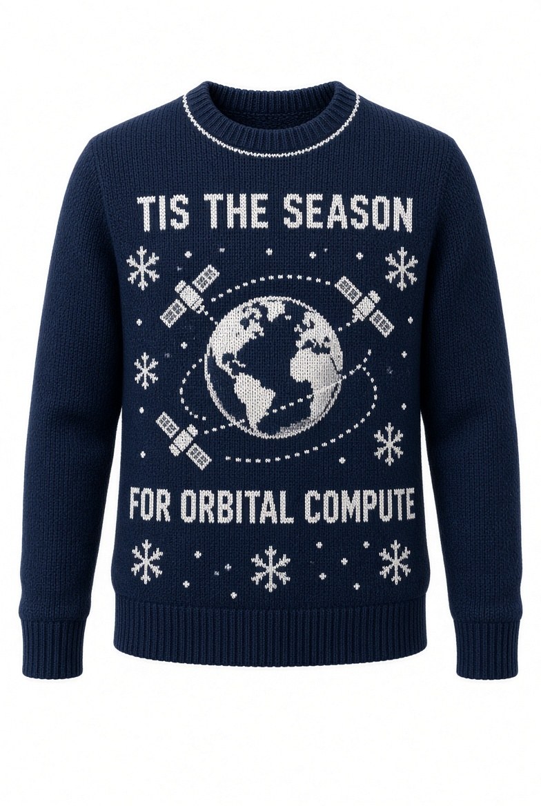 Tis the Season for Orbital Compute sweater